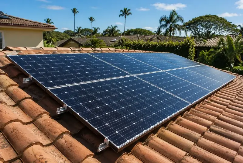 Installation de panneaux solaires à Mourèze